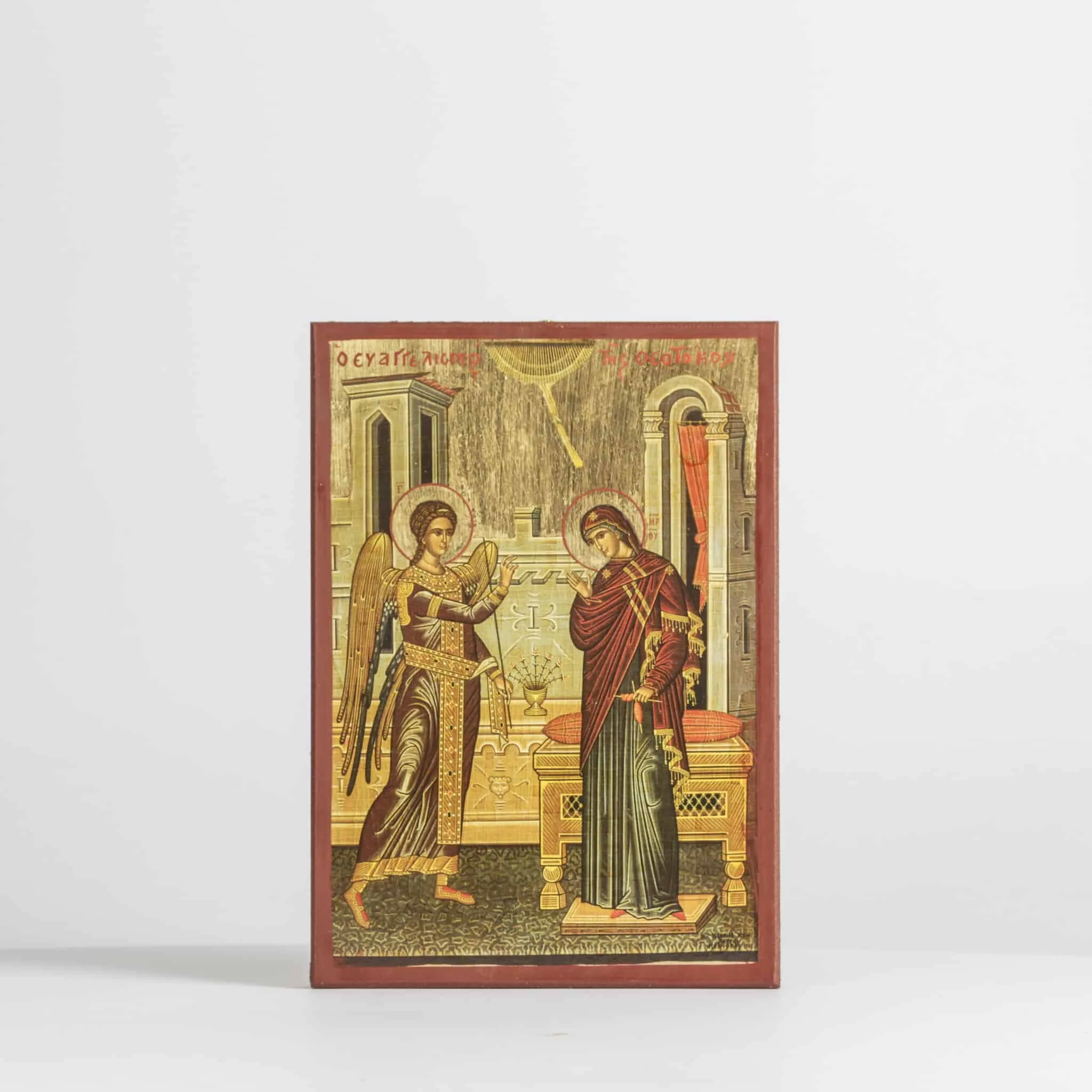 Verkündigung der Ikone der Jungfrau