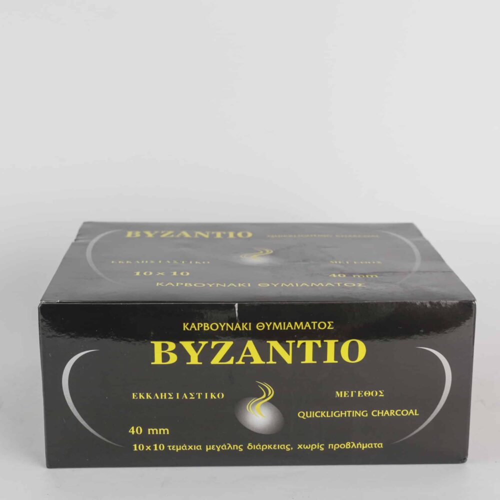 Byzantio houtskool voor gigantische wierook 40 mm
