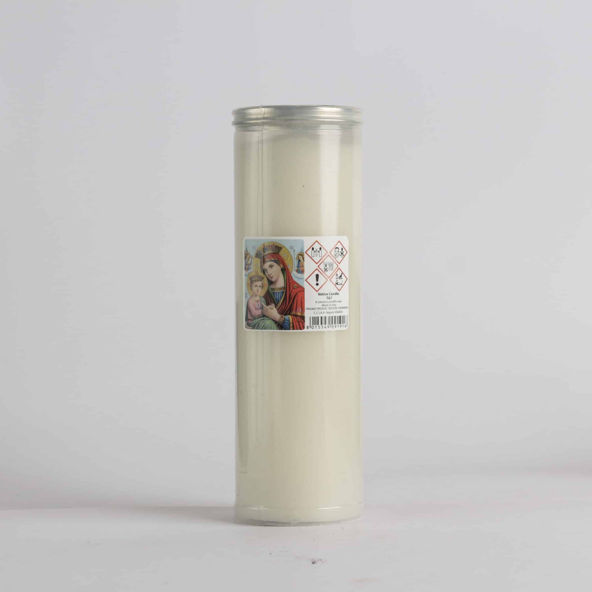 Bele posvetilne sveče T67