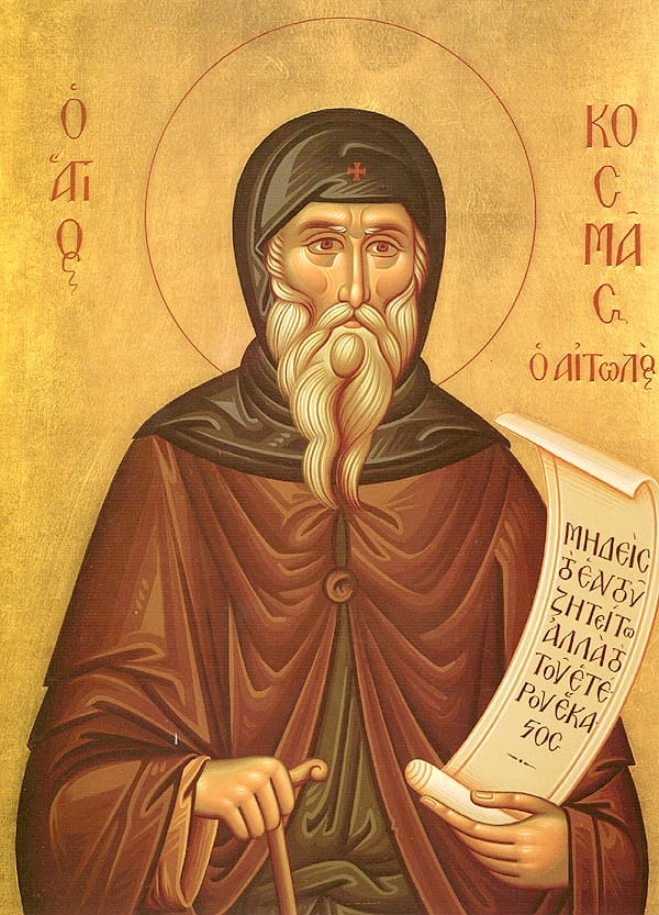 Saint Cosmas av Aetolia