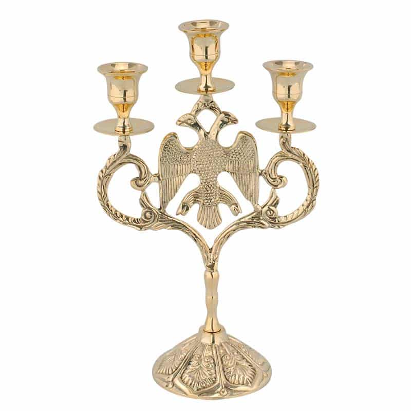 Candelabro Trichero Bronce