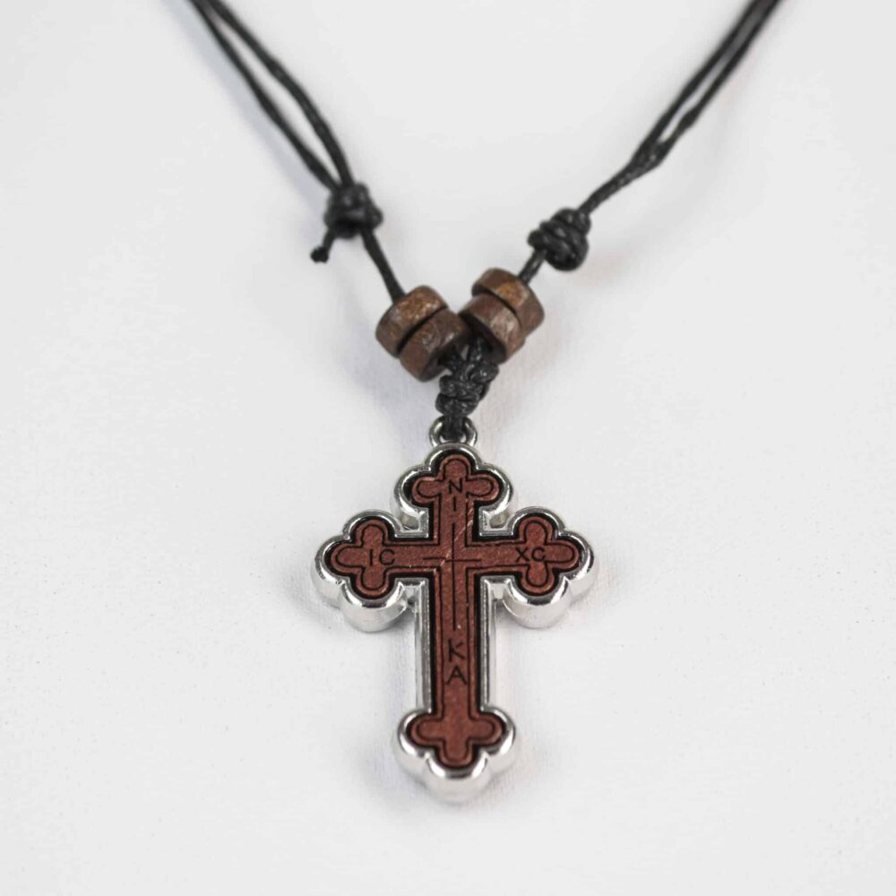 Croix de cou en bois 2,4 × 3,8 cm