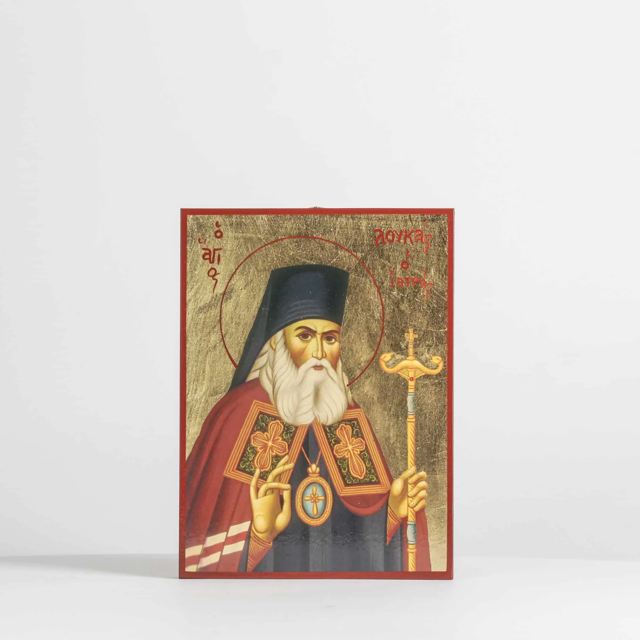 Дрвена икона Свети Лука Лекар 20Кс14 цм