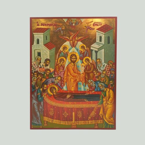 The Dormition of the Virgin icon
