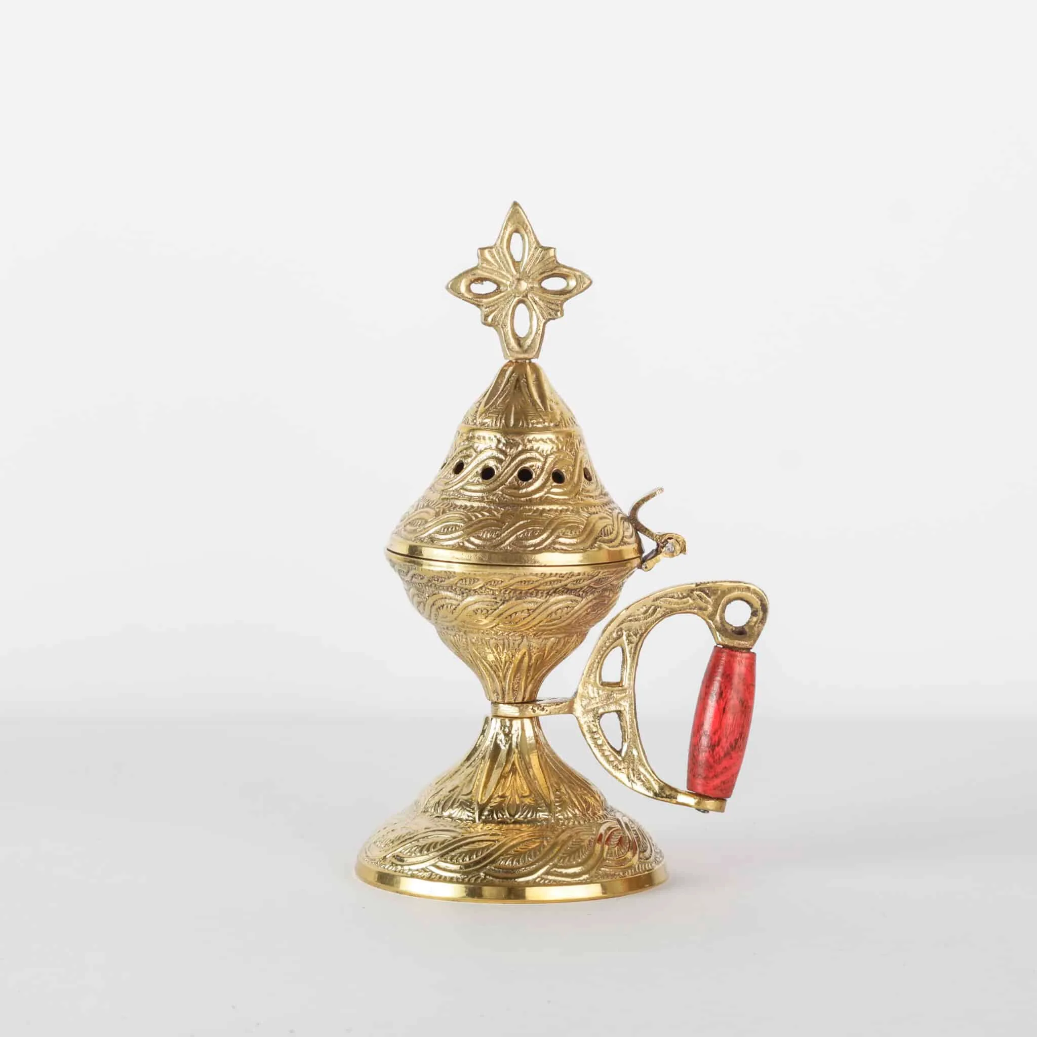 Utskåret røkelsekar 9584B