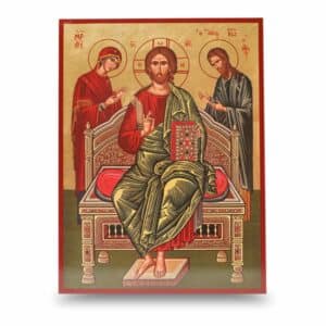 Εικόνα της Δέησης 40Χ30εκ Ξύλινη Χρυσωμένη