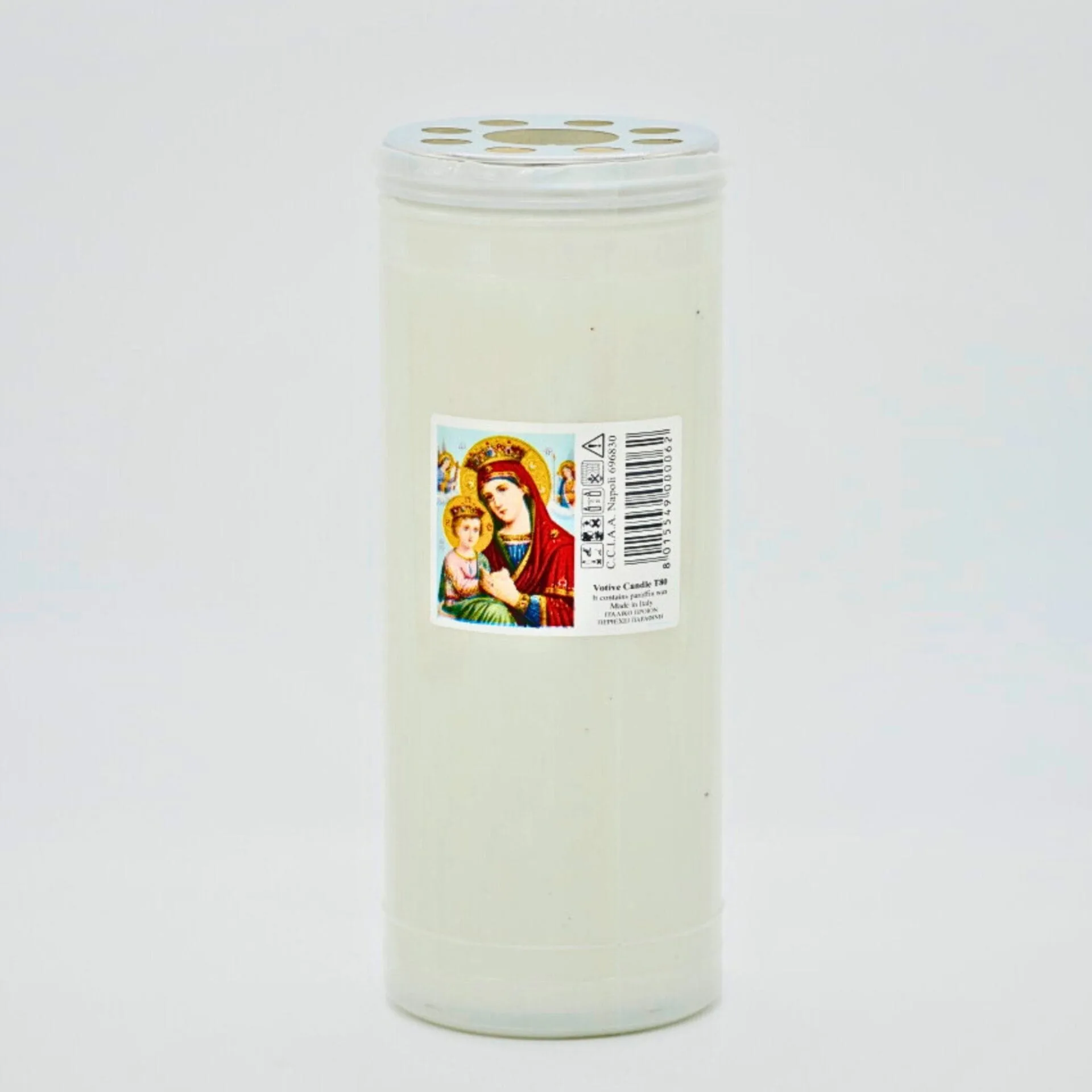 8 dienų žvakės Baltos