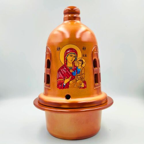 Candle Table Bell Church with High Base