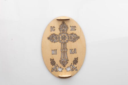 Σχέδιο για Κόλλυβα Σταυρός με Άμπελο και ΙΧΝΚ