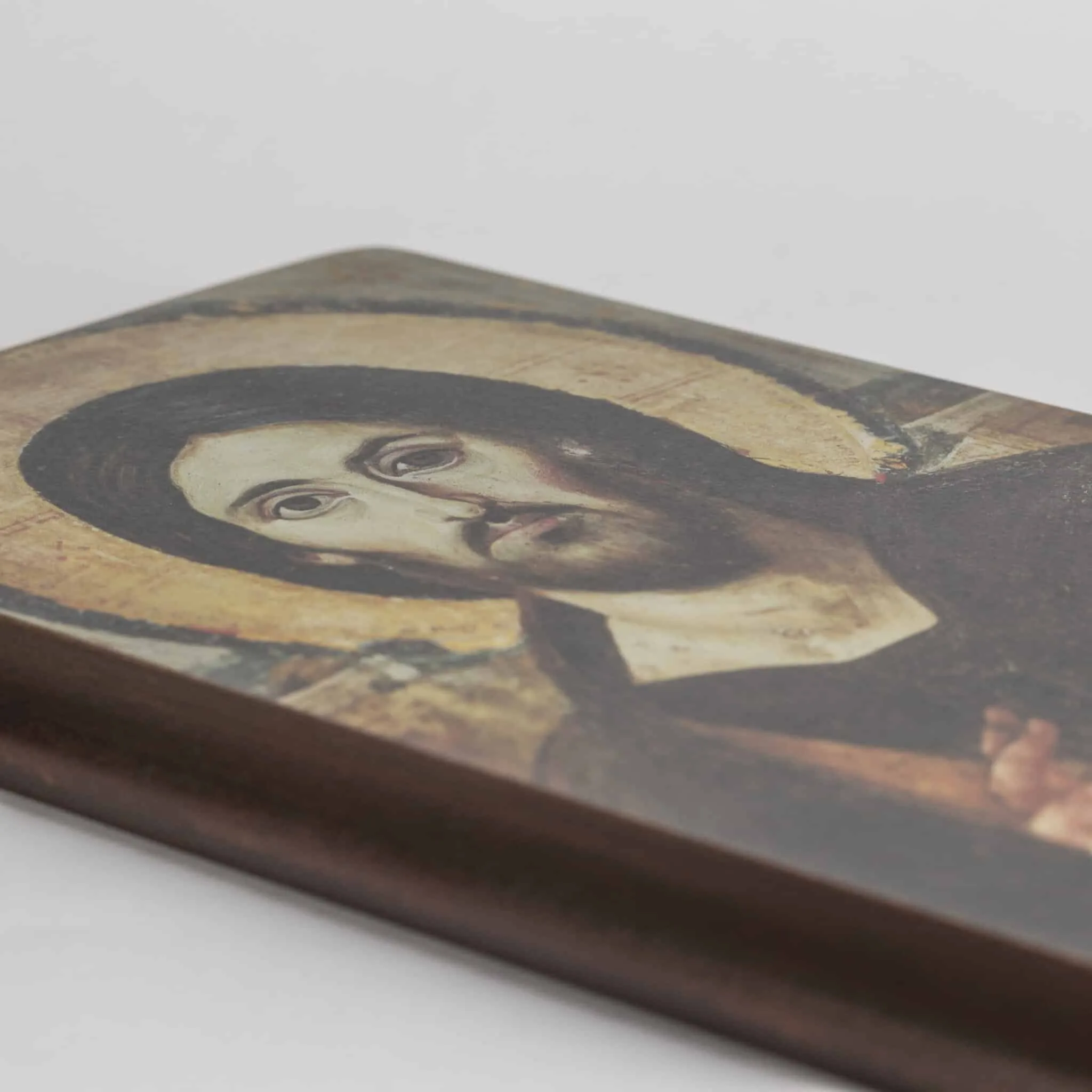 Icône du Christ Bénédiction Pantocrator du Sinaï 32X17cm en bois - Image 2