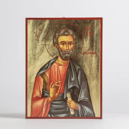 Άγιος Ιούδας ο Θαδδαίος Εικόνα ξύλινη 20Χ26 εκ